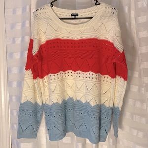 Lightweight Striped Sweater M